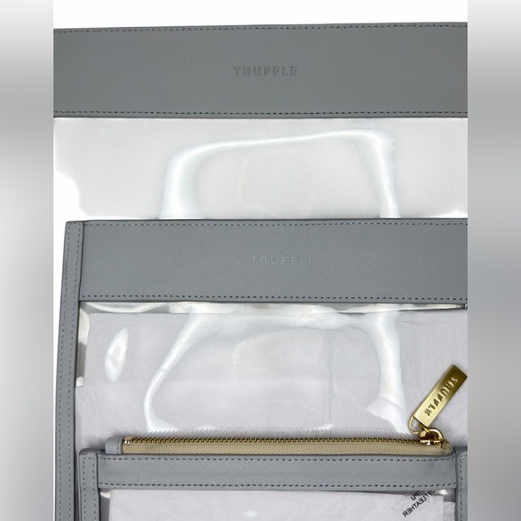 Truffle Clarity Clutch Mini, Small &Large Set of 3 Travel Pouch Bag TSA Approved - Picture 4 of 14